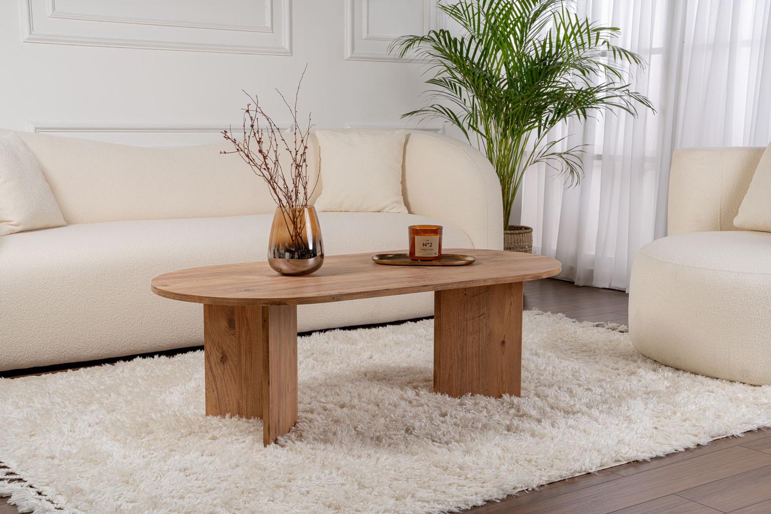 Sable - Atlantic Pine in Atlantische Kiefer präsentiert im Onlineshop von KAQTU Design AG. Beistelltisch ist von Nordure