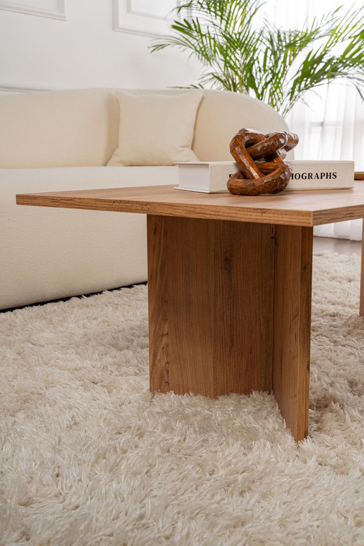 Sabin Sofatisch - Atlantische Kiefer in Atlantische Kiefer präsentiert im Onlineshop von KAQTU Design AG. Couchtisch ist von Nordure
