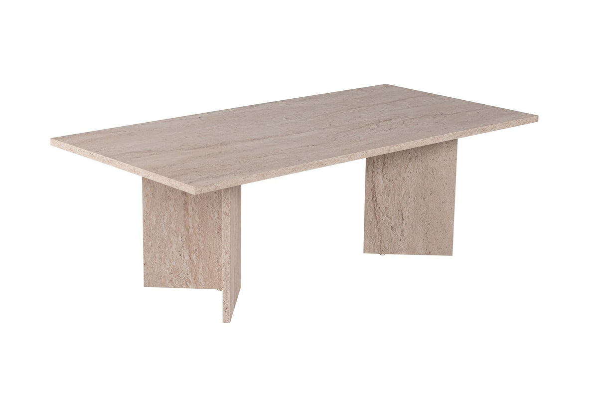Sabin Sofatisch - Travertin in Travertin präsentiert im Onlineshop von KAQTU Design AG. Couchtisch ist von Nordure