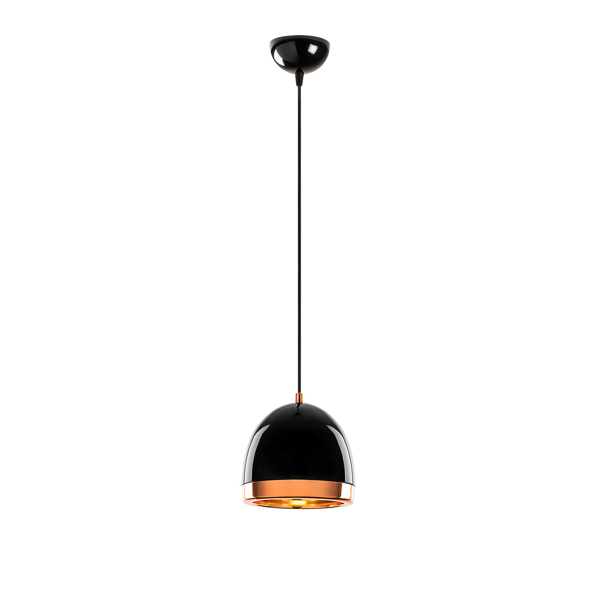 Mugo Pendellampe - Schwarz Gold in Schwarz Gold präsentiert im Onlineshop von KAQTU Design AG. Pendelleuchte ist von Opviq