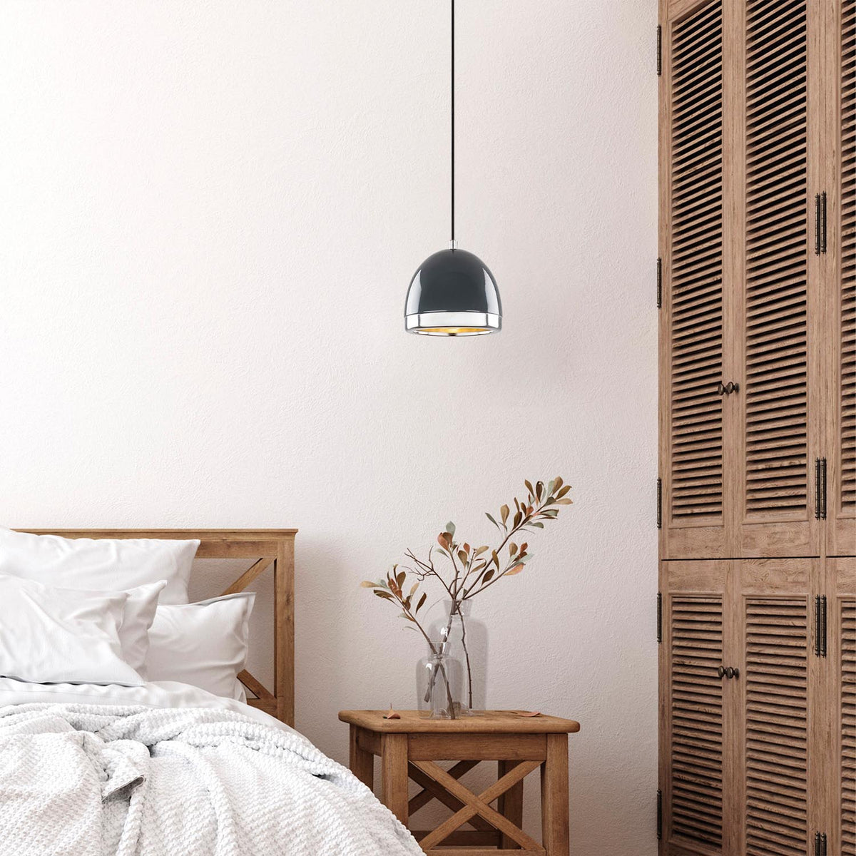 Mugo Pendellampe - Anthrazit Gold in Anthrazit Gold präsentiert im Onlineshop von KAQTU Design AG. Pendelleuchte ist von Opviq