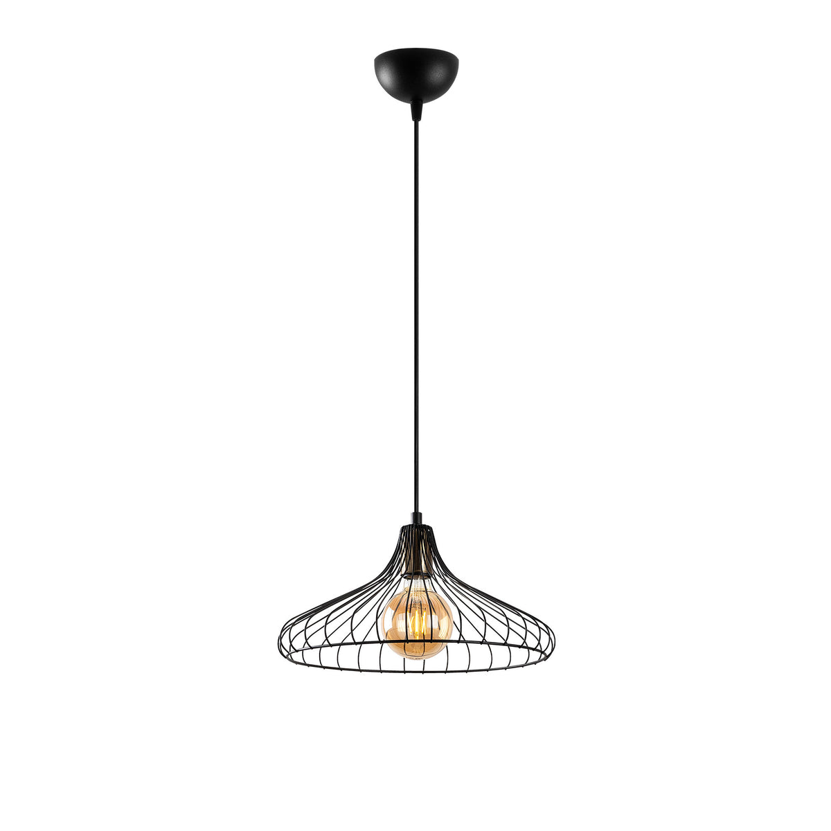 Depay Pendellampe - Schwarz Antiquität in Schwarz Antiquität präsentiert im Onlineshop von KAQTU Design AG. Pendelleuchte ist von Opviq