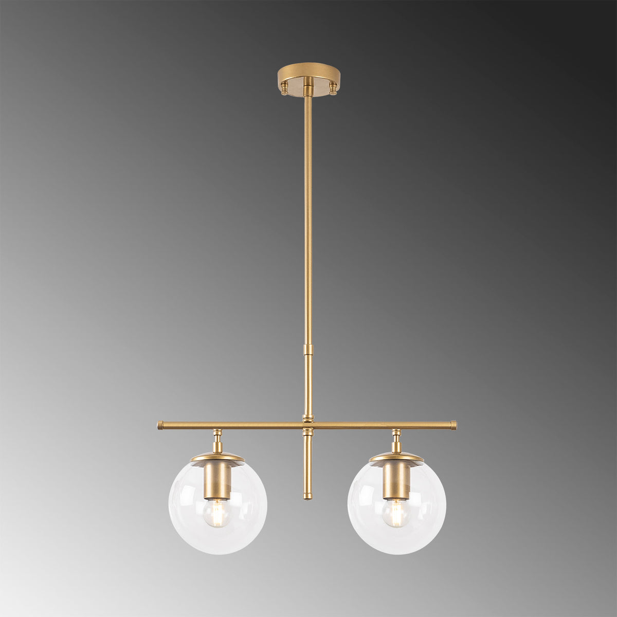 Roe Pendellampe - Glänzendes Gold in Glänzendes Gold präsentiert im Onlineshop von KAQTU Design AG. Pendelleuchte ist von Opviq