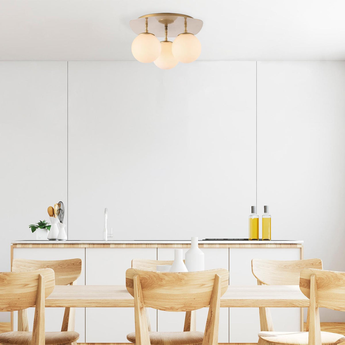 Well Deckenlampe - Gold in Gold präsentiert im Onlineshop von KAQTU Design AG. Deckenleuchte ist von Opviq