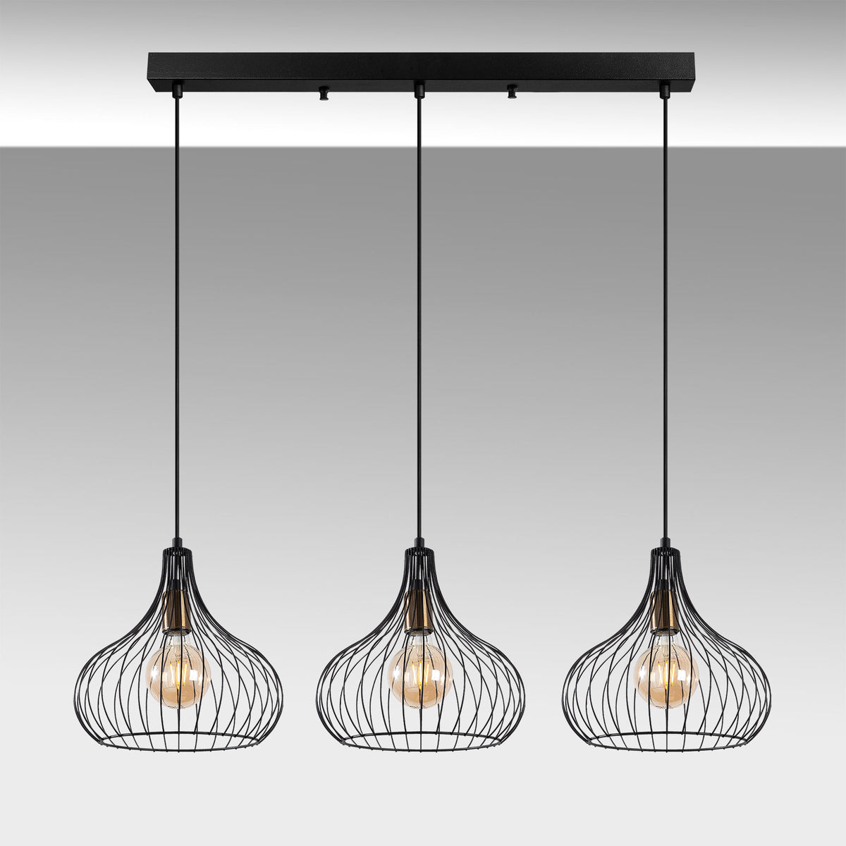 Teldamla Pendellampe - Schwarz Antiquität in Schwarz Antiquität präsentiert im Onlineshop von KAQTU Design AG. Pendelleuchte ist von Opviq