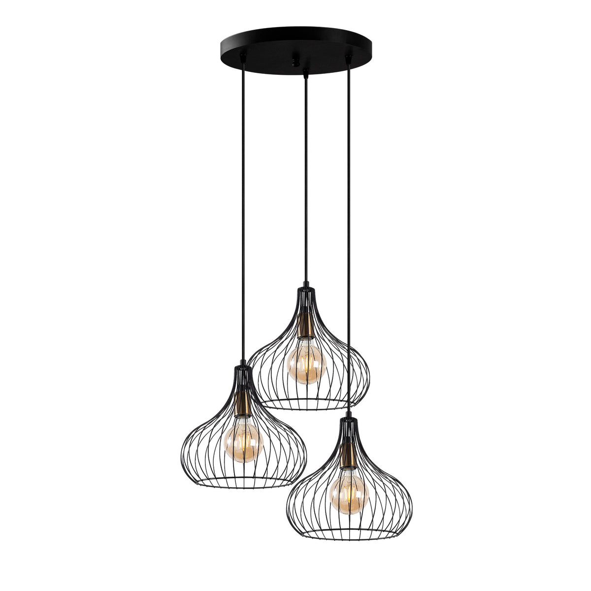 Teldamla Pendellampe - Schwarz Antiquität in Schwarz Antiquität präsentiert im Onlineshop von KAQTU Design AG. Pendelleuchte ist von Opviq