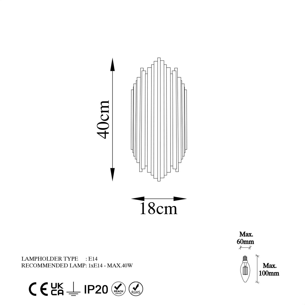 Kara Wandleuchte - Chrome in Chrome präsentiert im Onlineshop von KAQTU Design AG. Wandleuchte ist von Opviq