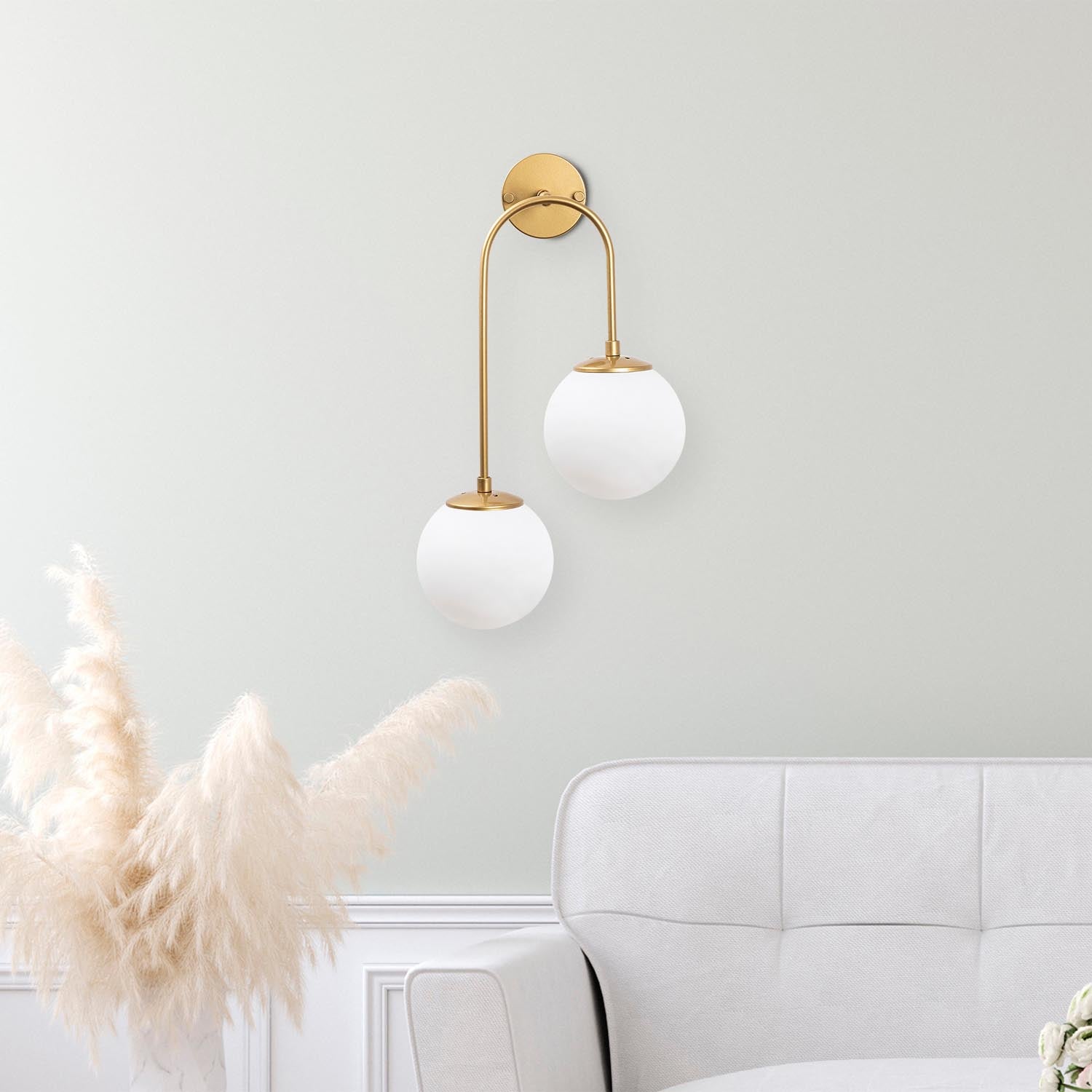 Jewel - 10585 in Glänzendes Gold präsentiert im Onlineshop von KAQTU Design AG. Wandleuchte ist von Opviq