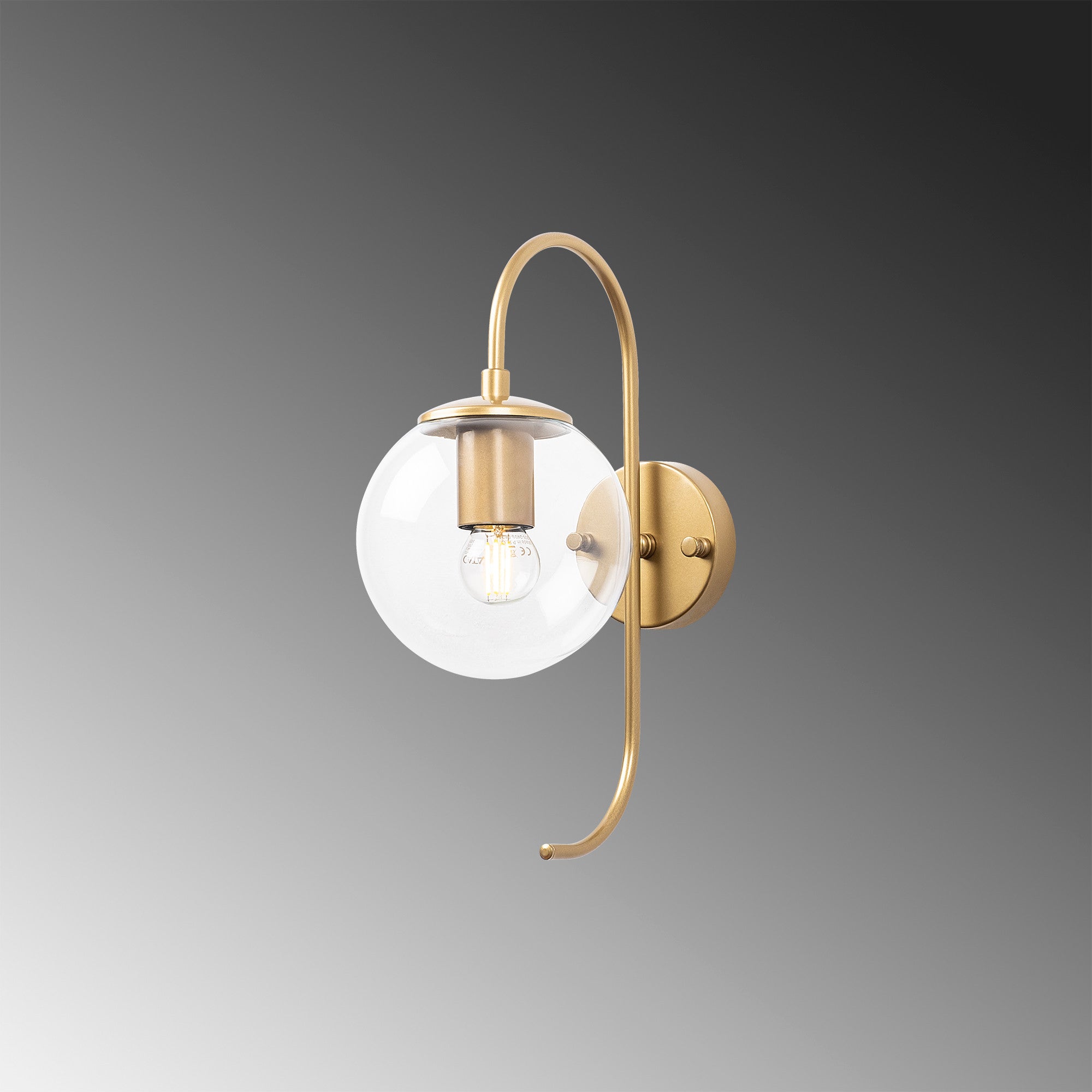 Jewel - 10560 in Glänzendes Gold präsentiert im Onlineshop von KAQTU Design AG. Wandleuchte ist von Opviq