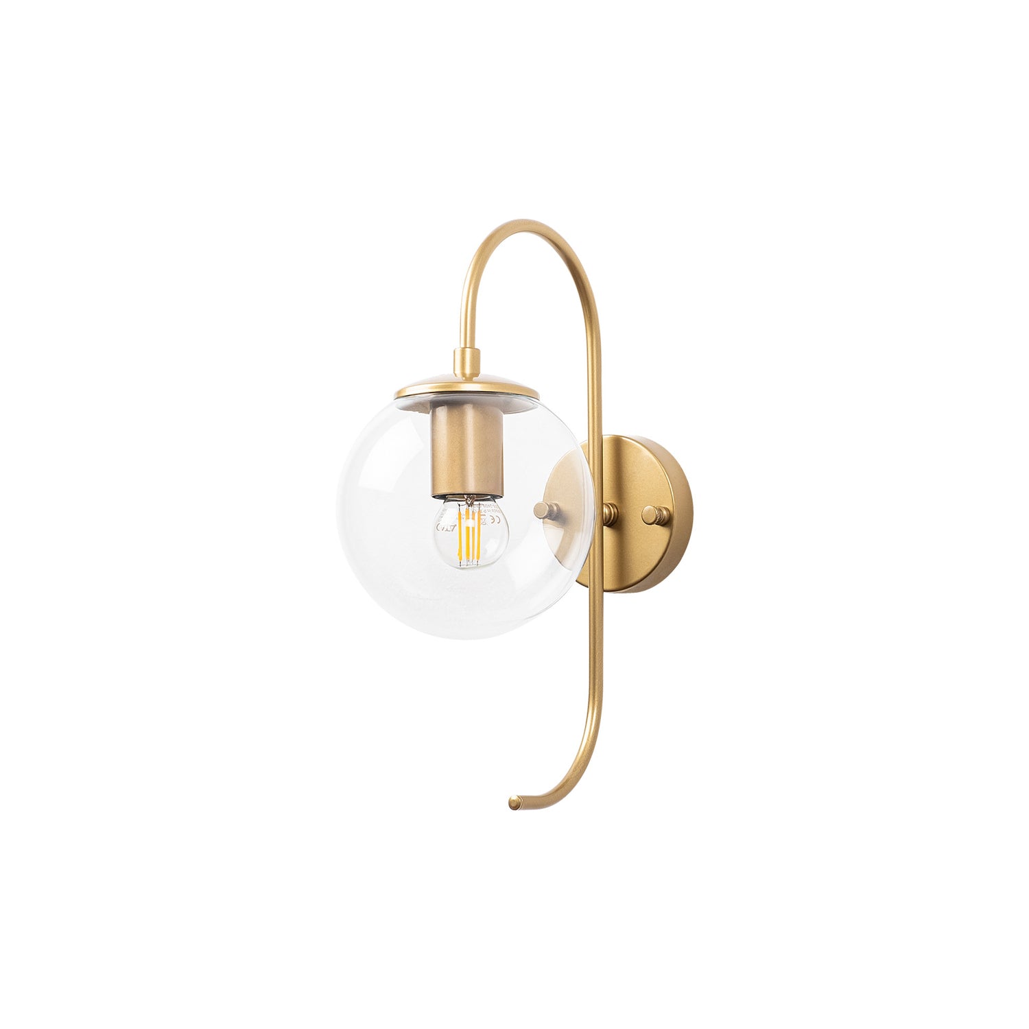 Jewel - 10560 in Glänzendes Gold präsentiert im Onlineshop von KAQTU Design AG. Wandleuchte ist von Opviq