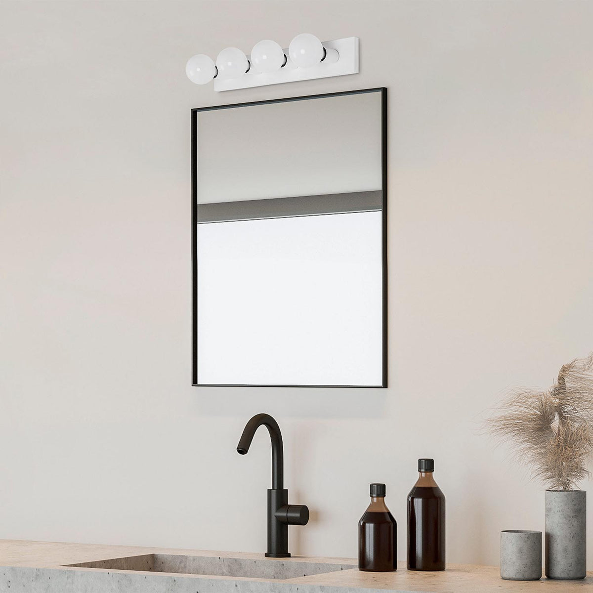Mirro Wandleuchte - Weiss in Weiss präsentiert im Onlineshop von KAQTU Design AG. Wandleuchte ist von Opviq