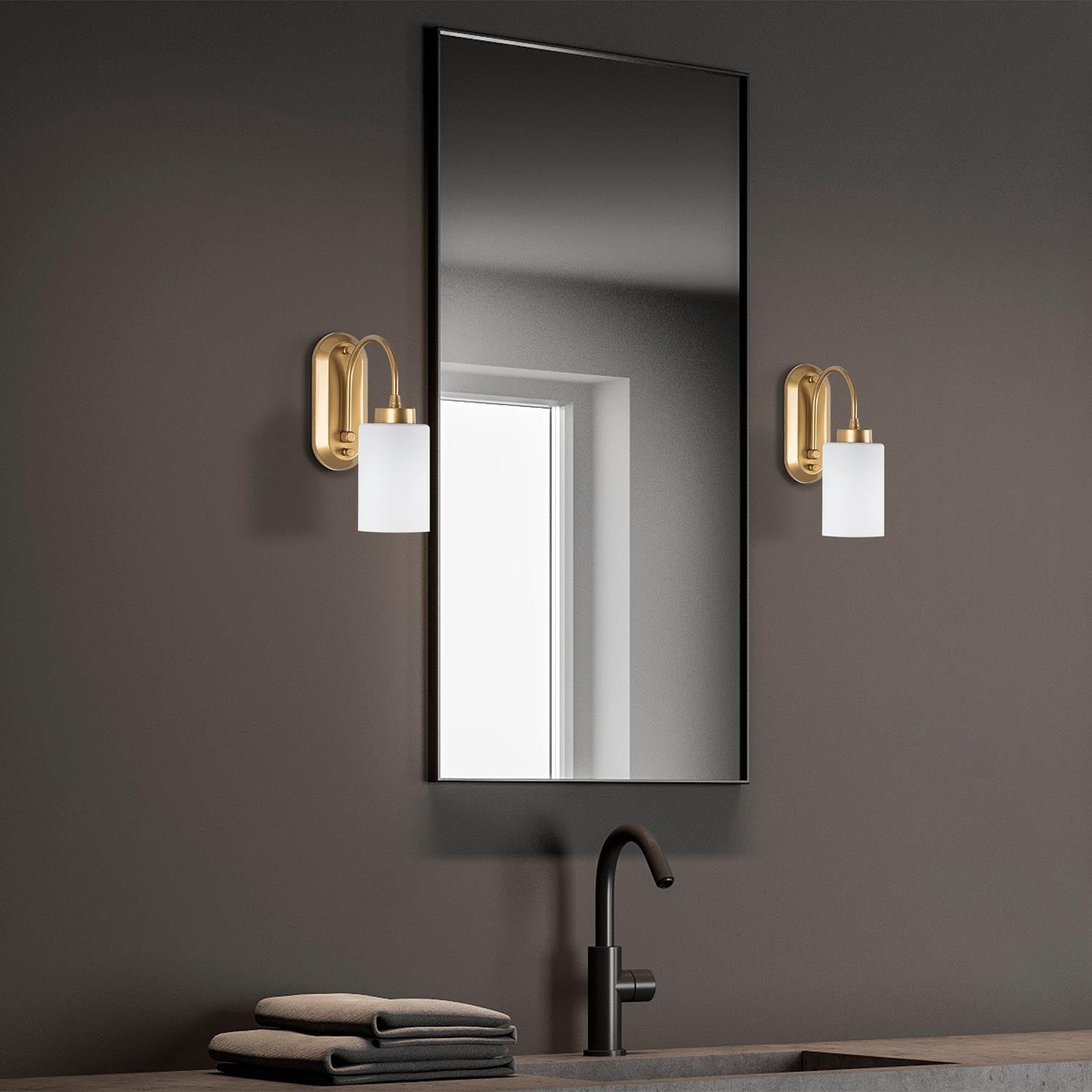 Hemikilo - 13160 in Gold präsentiert im Onlineshop von KAQTU Design AG. Wandleuchte ist von Opviq