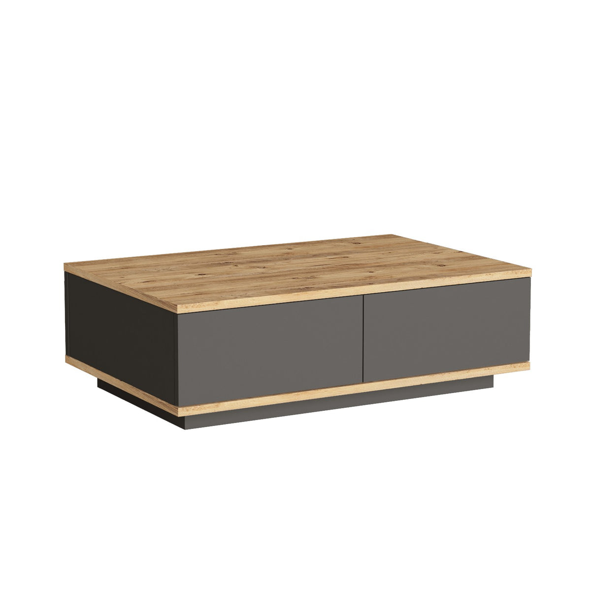 FR14 Sofatisch - Atlantische Kiefer
 Anthrazit in Atlantische Kiefer / Anthrazit präsentiert im Onlineshop von KAQTU Design AG. Couchtisch ist von Hanah Home