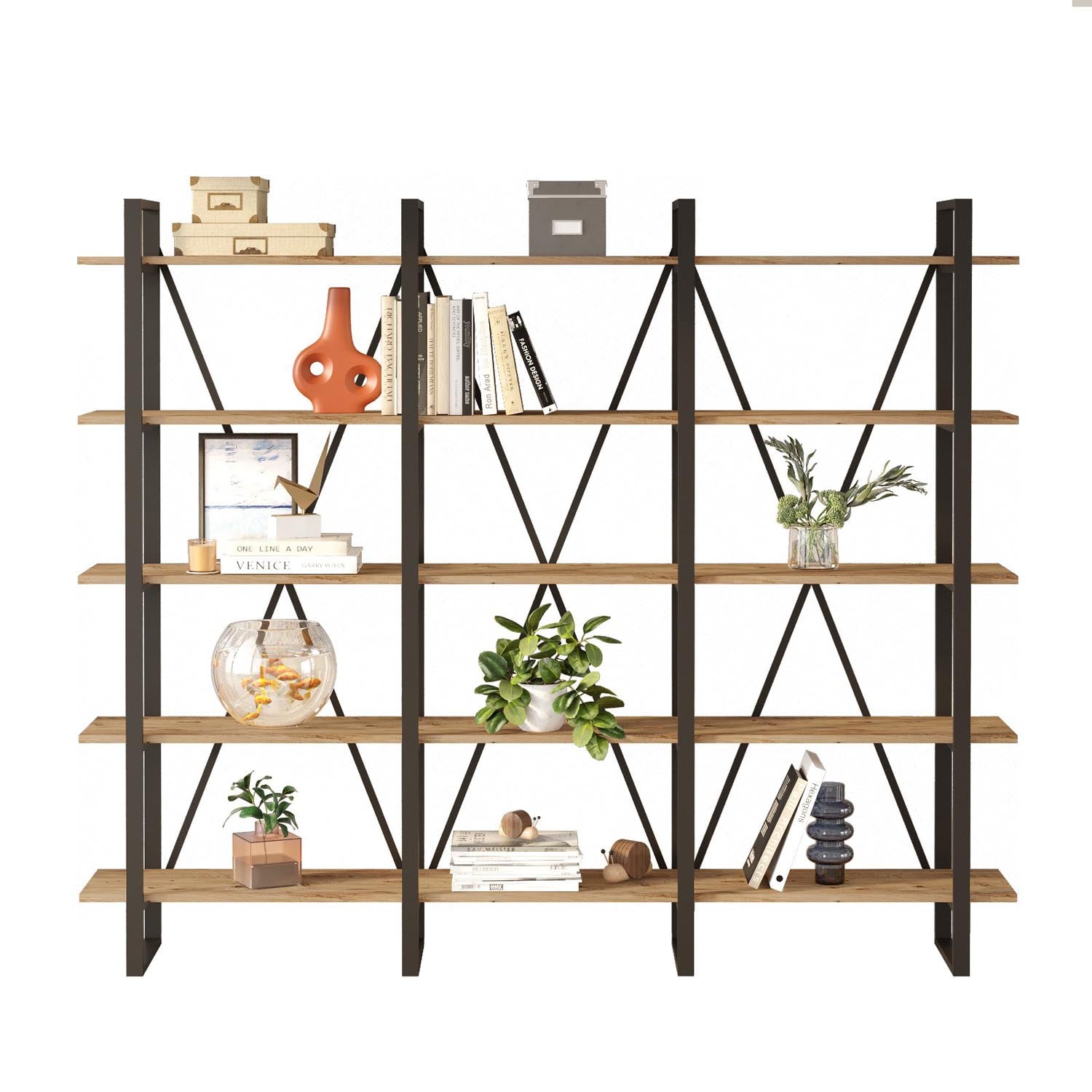 Ml4-A in Atlantische Kiefer präsentiert im Onlineshop von KAQTU Design AG. Bücherregal ist von Hanah Home