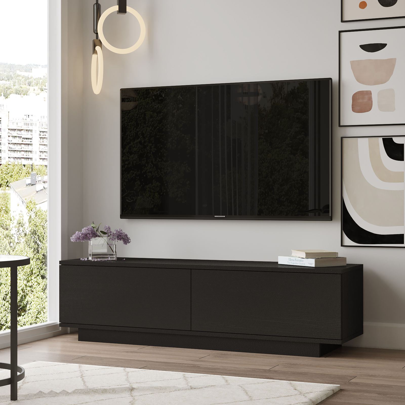 Fn1-Lb in Schwarz präsentiert im Onlineshop von KAQTU Design AG. Sideboard ist von Hanah Home