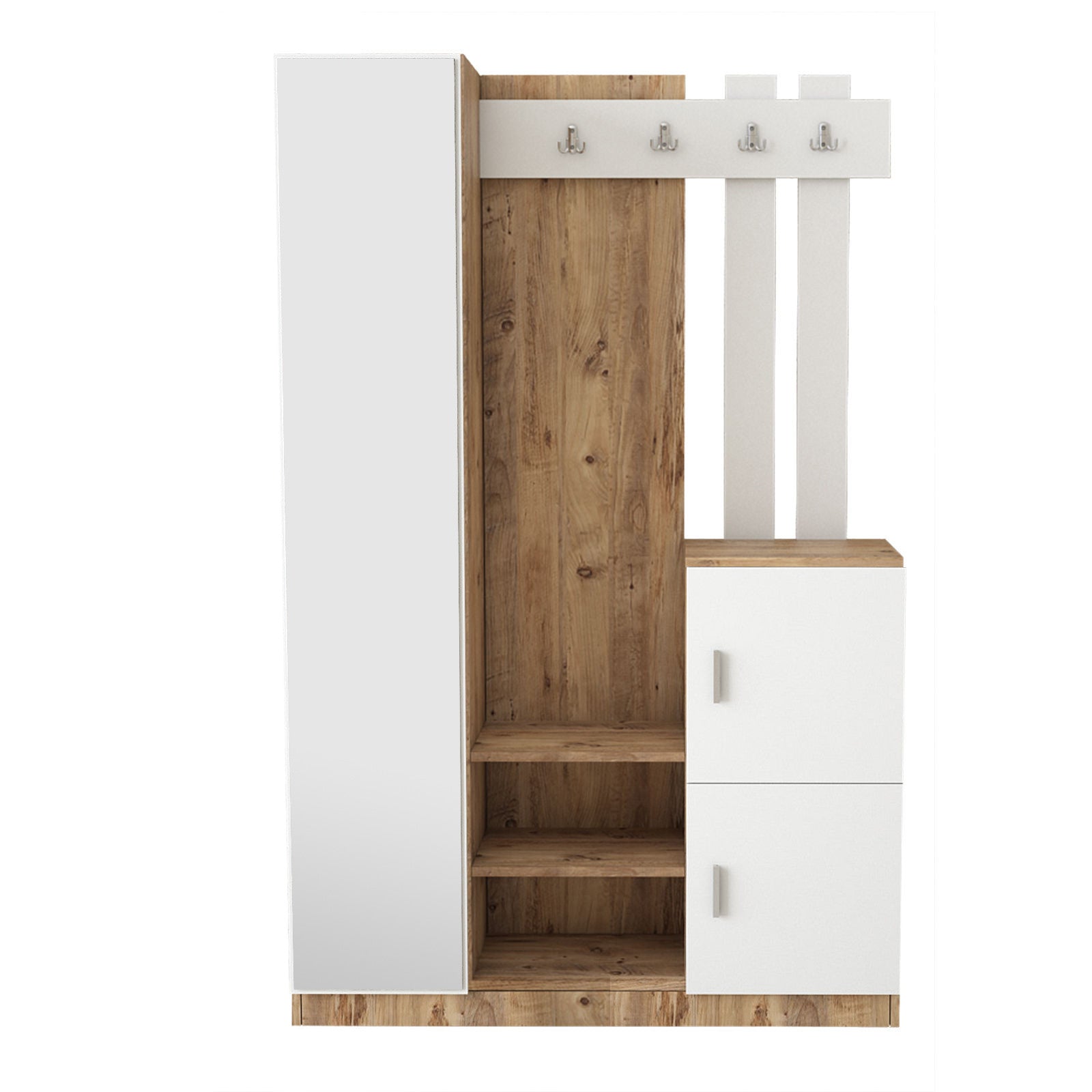 Dd7-Aw in Atlantische Kiefer Weiss präsentiert im Onlineshop von KAQTU Design AG. Garderobe ist von Hanah Home