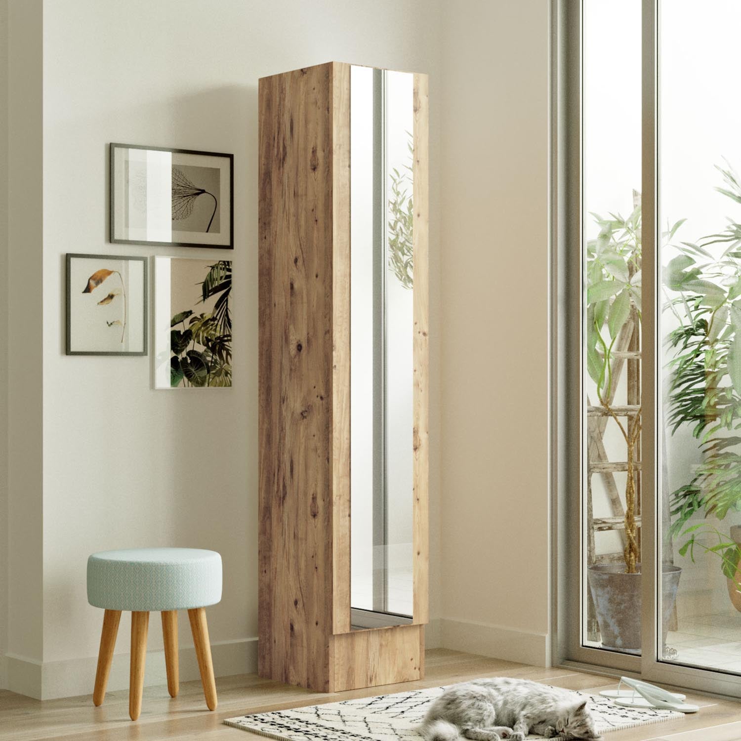 Ml14-A in Atlantische Kiefer präsentiert im Onlineshop von KAQTU Design AG. Garderobe ist von Hanah Home