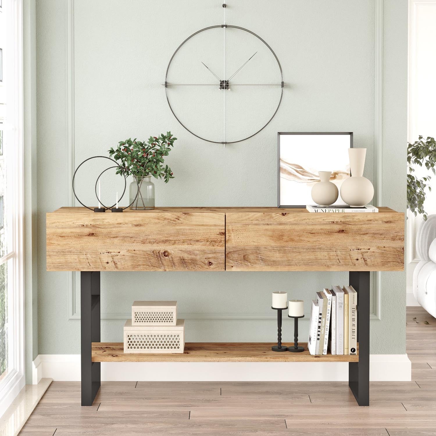 Ml23-A in Atlantische Kiefer präsentiert im Onlineshop von KAQTU Design AG. Garderobe ist von Hanah Home