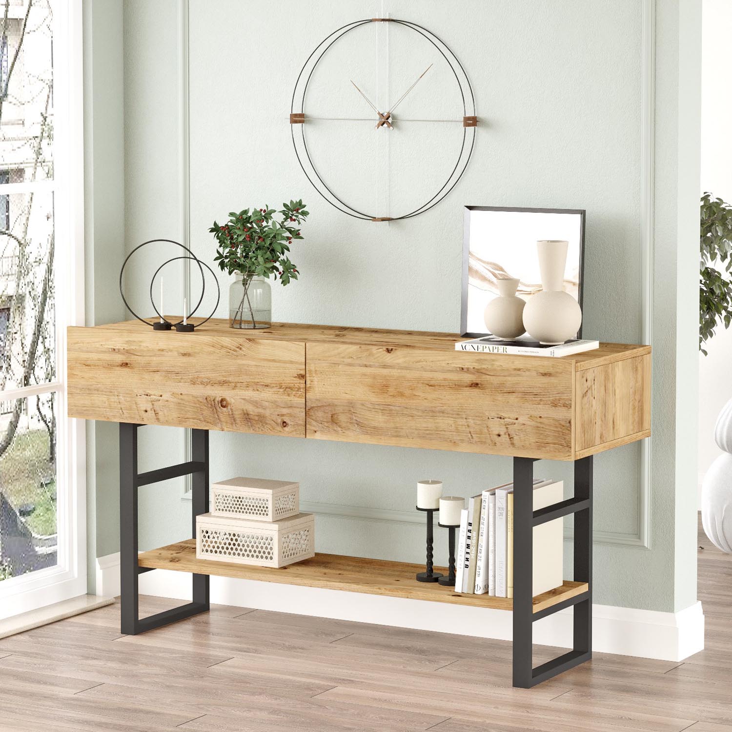 Ml23-A in Atlantische Kiefer präsentiert im Onlineshop von KAQTU Design AG. Garderobe ist von Hanah Home