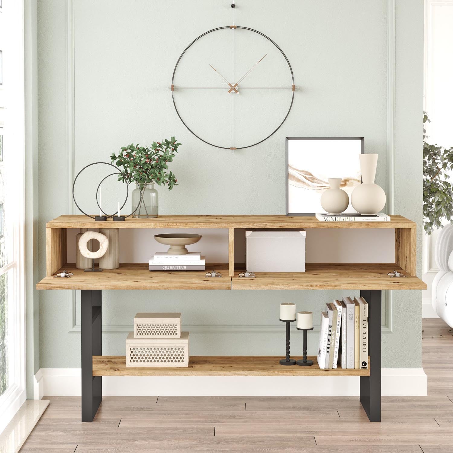Ml23-A in Atlantische Kiefer präsentiert im Onlineshop von KAQTU Design AG. Garderobe ist von Hanah Home