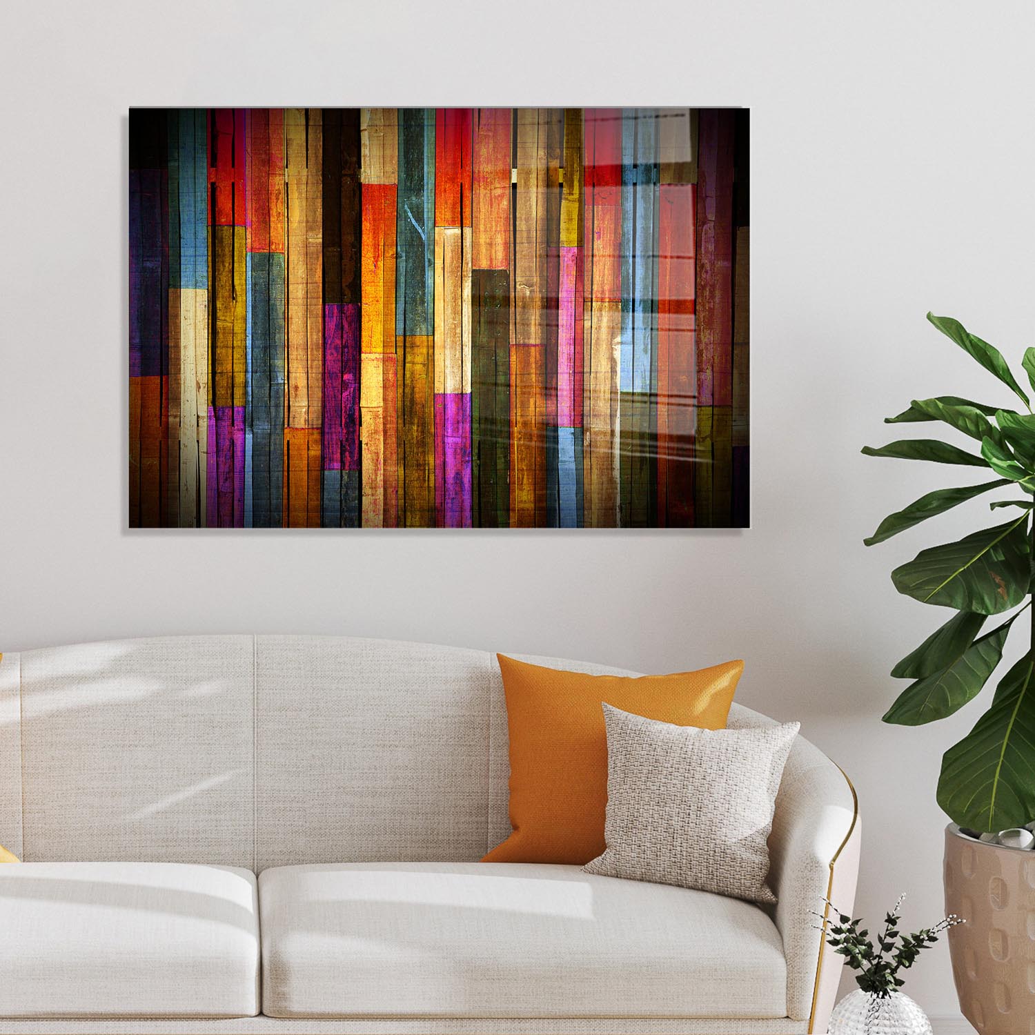 UV-002 - 70 x 100 in Mehrfarbig präsentiert im Onlineshop von KAQTU Design AG. Bild ist von Wallity