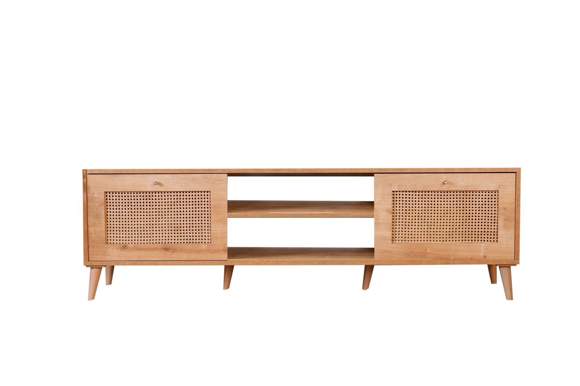 Hazeran 180 in Eiche präsentiert im Onlineshop von KAQTU Design AG. Sideboard ist von Hanah Home