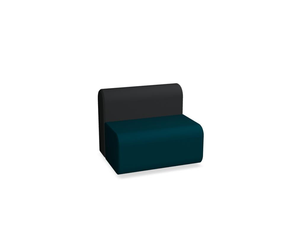 Artiko AT102W - Einzelelemente in Dunkeltürkis präsentiert im Onlineshop von KAQTU Design AG. Modulares Sofa ist von Mdd