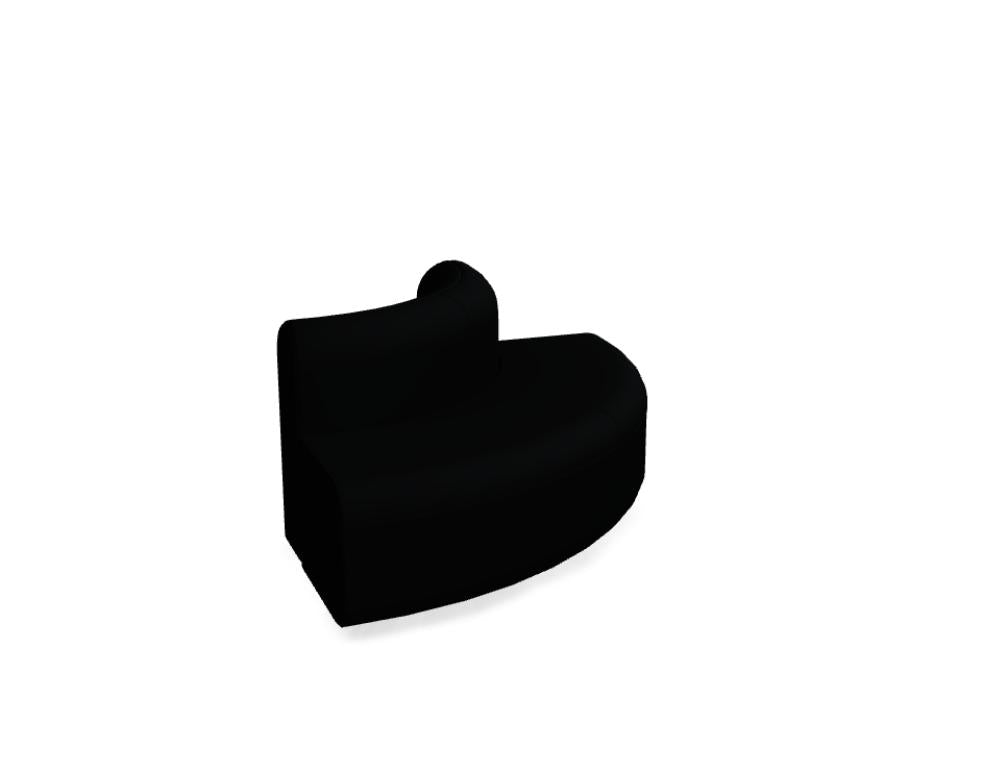 Artiko AT104W - Einzelelemente in Dunkeltürkis präsentiert im Onlineshop von KAQTU Design AG. Modulares Sofa ist von Mdd
