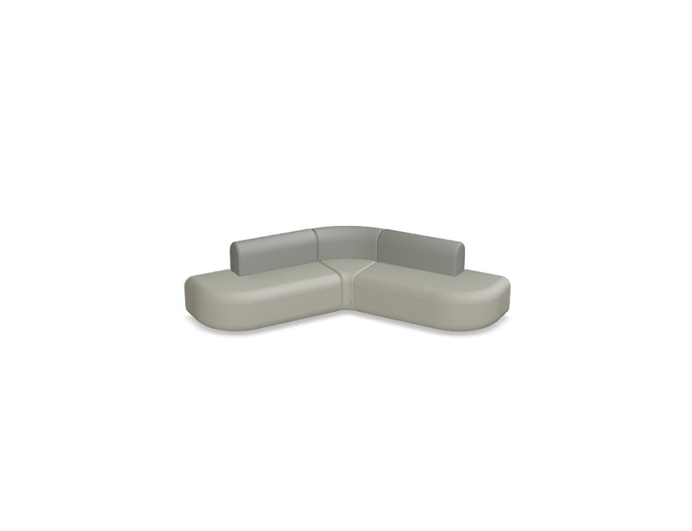 Artiko AT28 - Sofa in Vanille präsentiert im Onlineshop von KAQTU Design AG. Ecksofa ist von Mdd