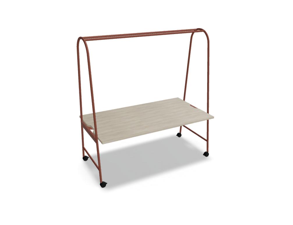 Ampla AUR01 - Tisch in Eiche Natur präsentiert im Onlineshop von KAQTU Design AG. Esstisch ist von Mdd