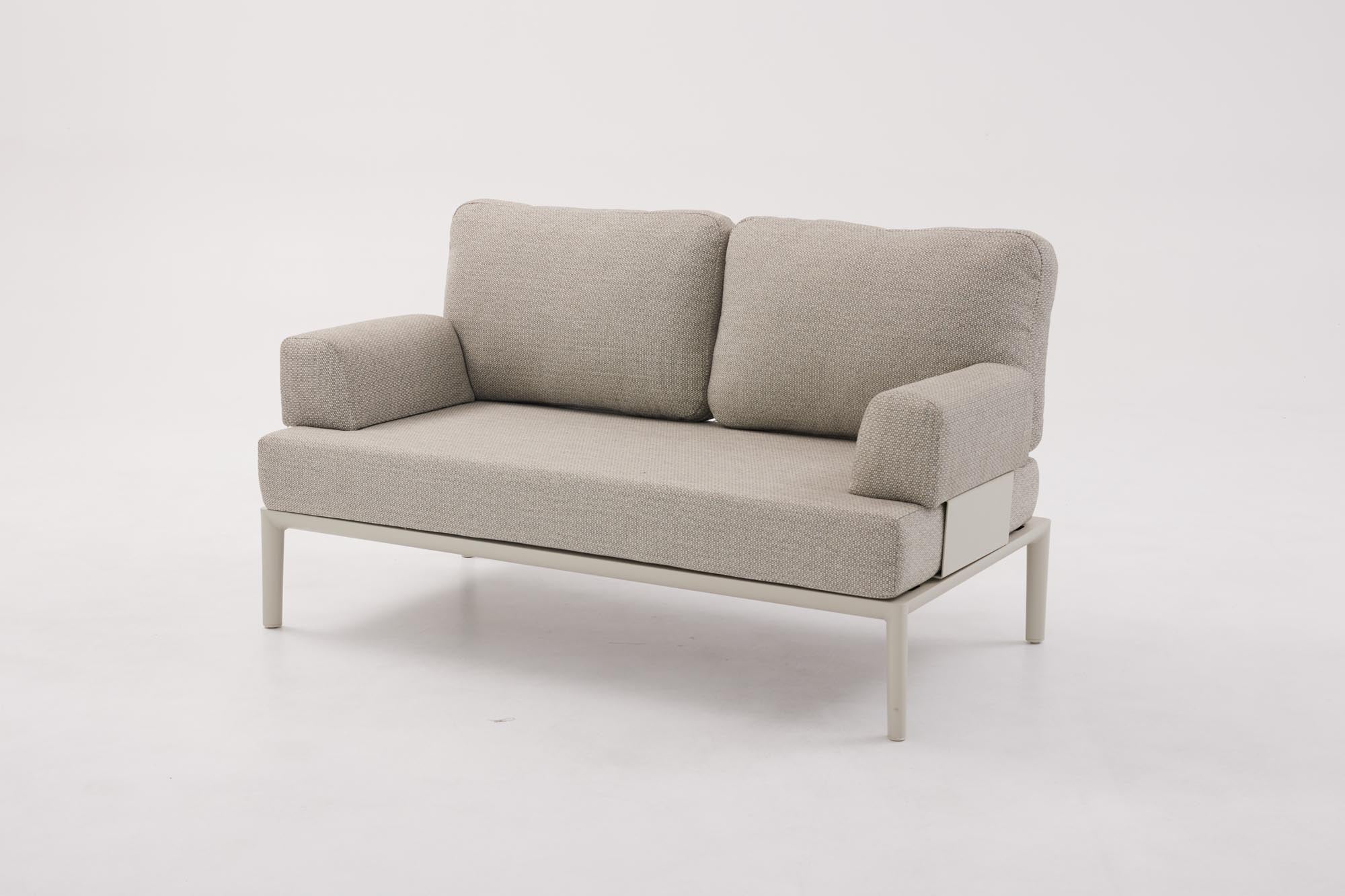 Elegantes 2-Sitzer Gartensofa ohne Armlehnen Fiore von Be Garden, perfekt für stilvolle Entspannung im Freien.