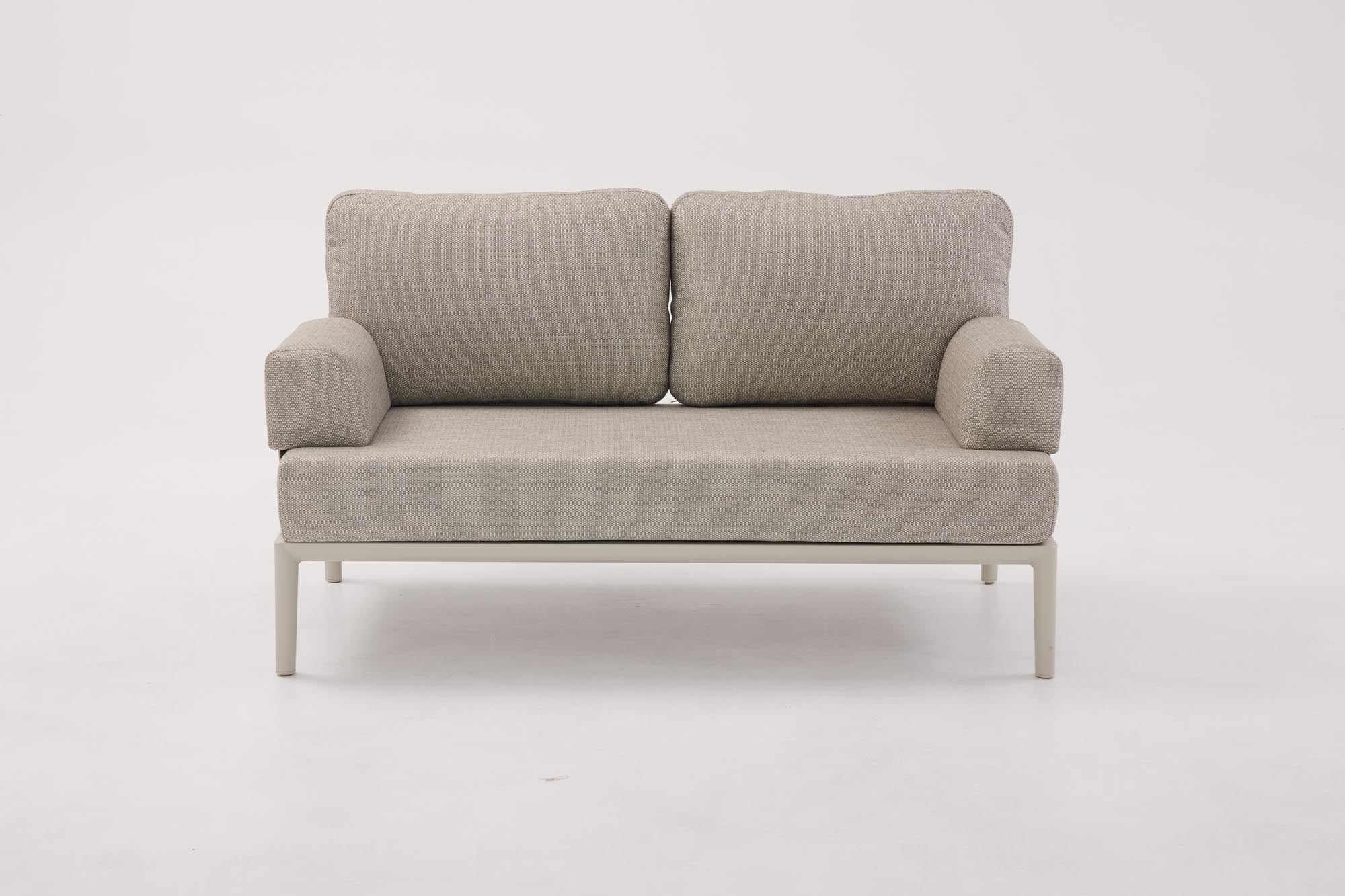 Elegantes 2-Sitzer Gartensofa ohne Armlehnen von Be Garden, ideal für entspannte Momente im Freien und stilvolle Akzente im Garten.