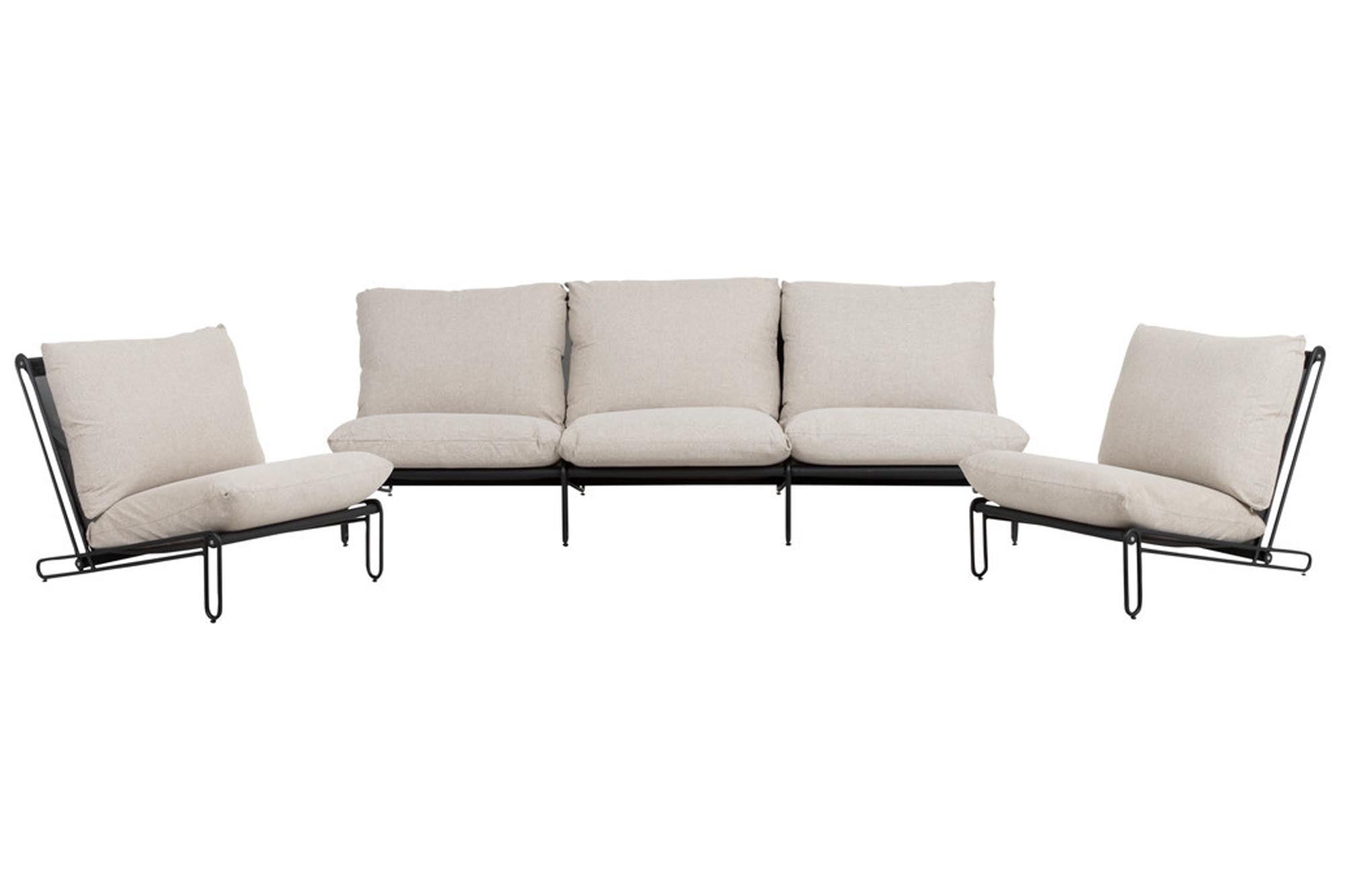 Stylisches Mittelstück des Blixt Lounger von Be Garden, ideal für entspannte Stunden im Freien und moderne Gartenakzente.