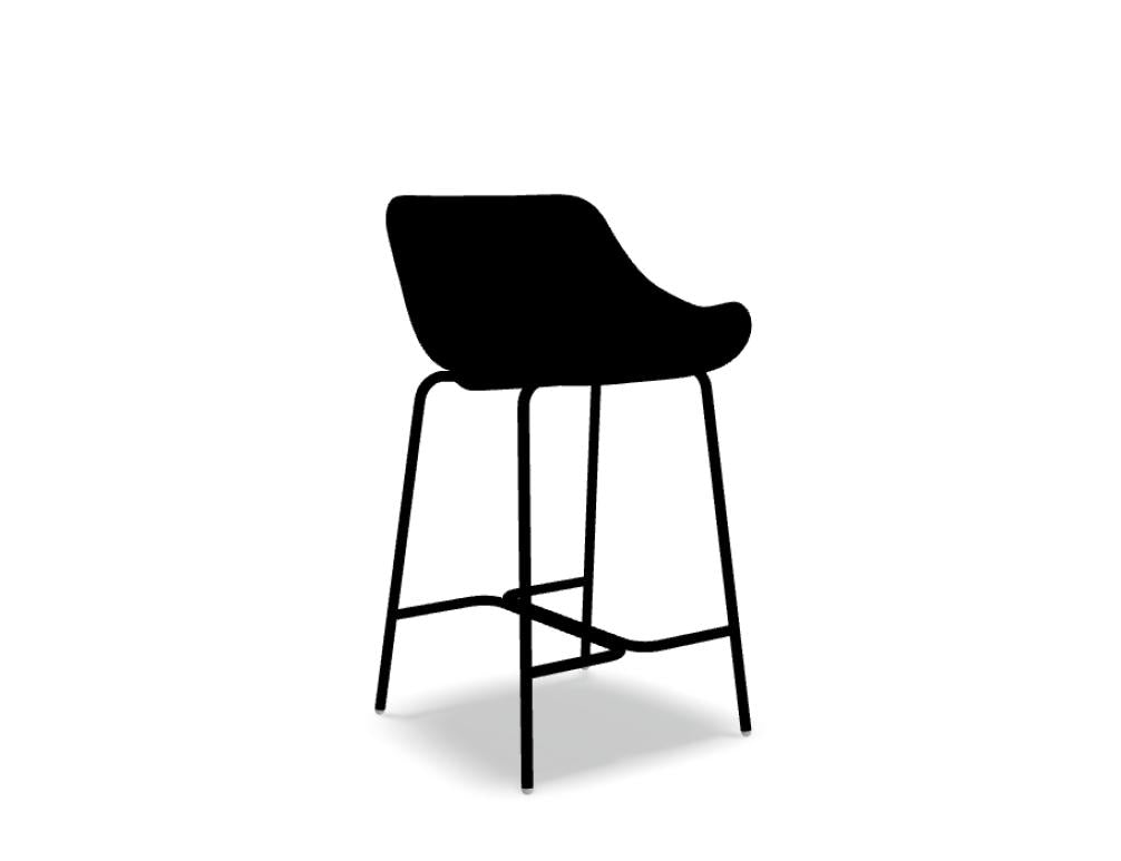 Baltic Basic BL1P5H - Barhocker in Grün präsentiert im Onlineshop von KAQTU Design AG. Outdoor-Barstuhl ist von Mdd