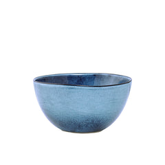 Sandrine Schale, Blau, Steingut