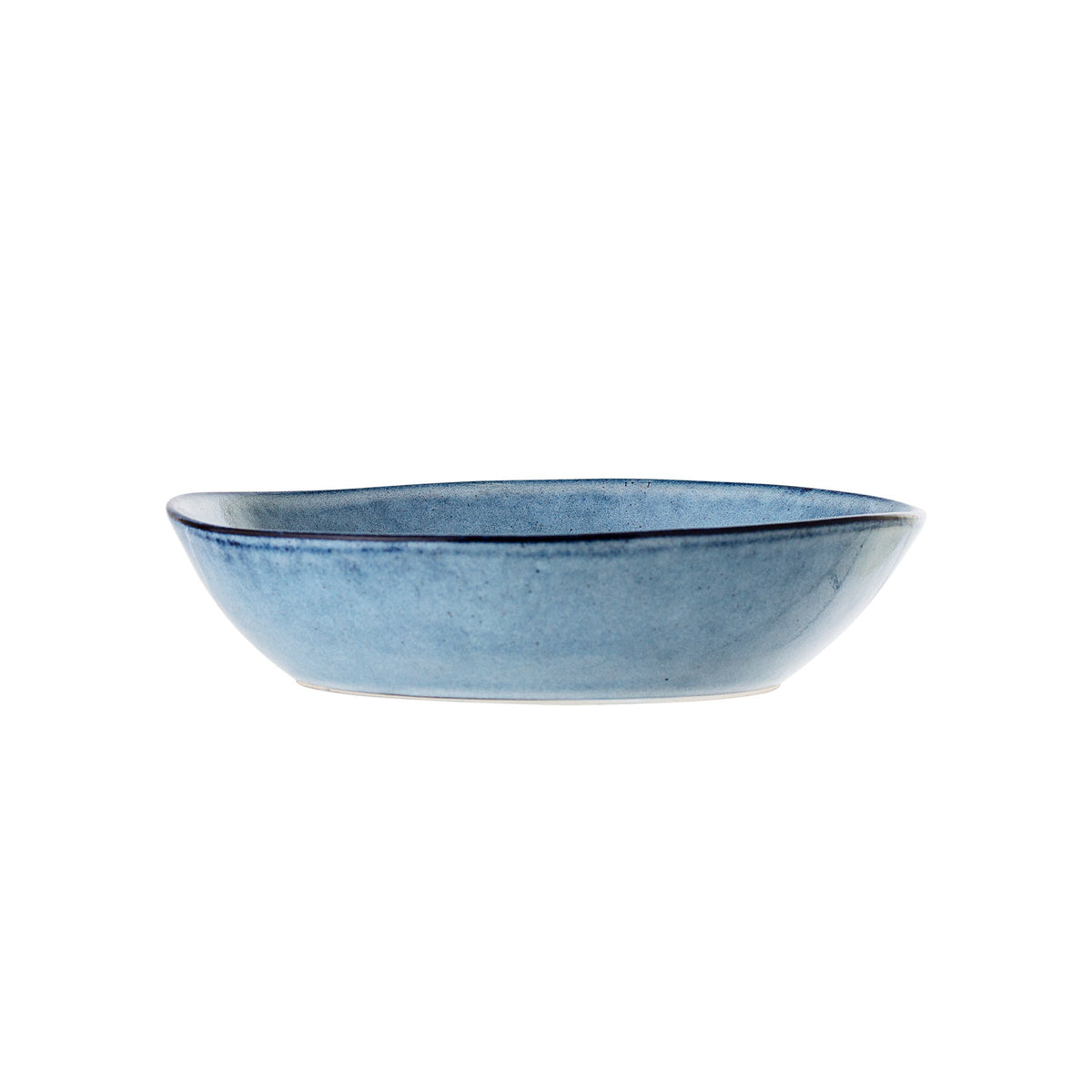 Sandrine Schale, Blau, Steingut in Blue präsentiert im Onlineshop von KAQTU Design AG. Schale ist von Bloomingville