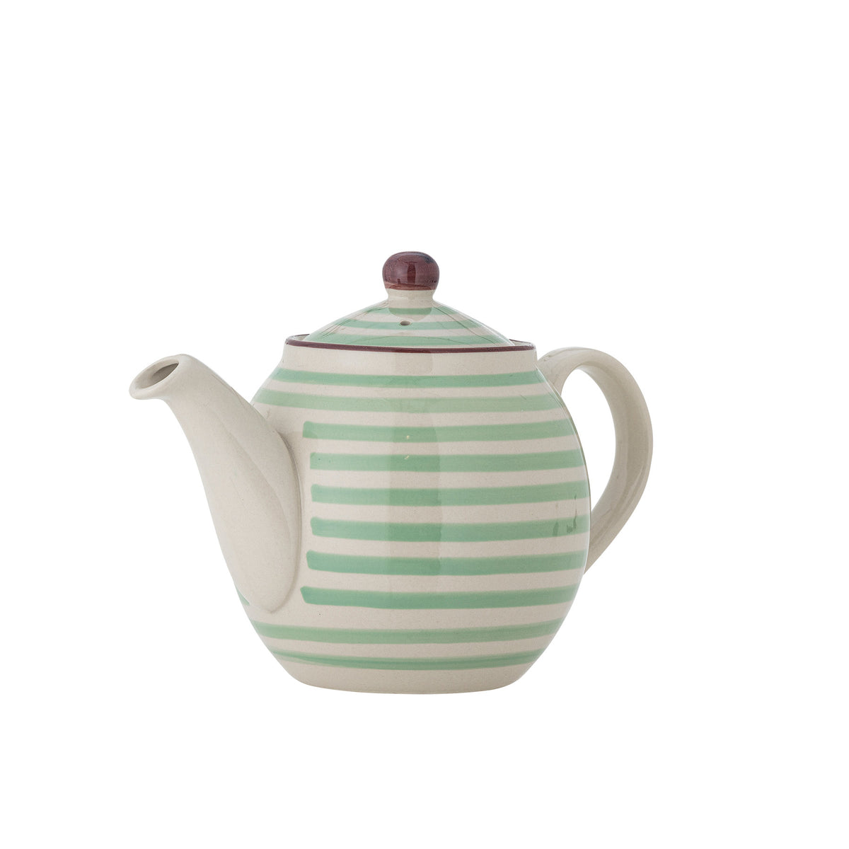 Patrizia Teekanne, Grün, Steingut in Green präsentiert im Onlineshop von KAQTU Design AG. Teekrüge ist von Bloomingville