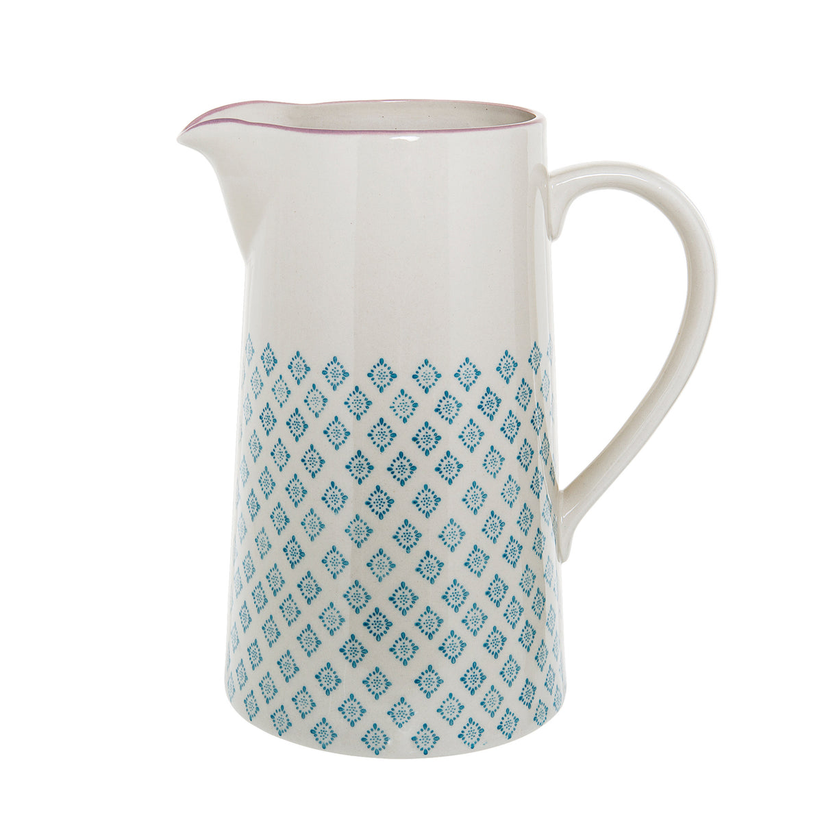 Patrizia Krug, Blau, Steingut in Blue präsentiert im Onlineshop von KAQTU Design AG. Kanne ist von Bloomingville