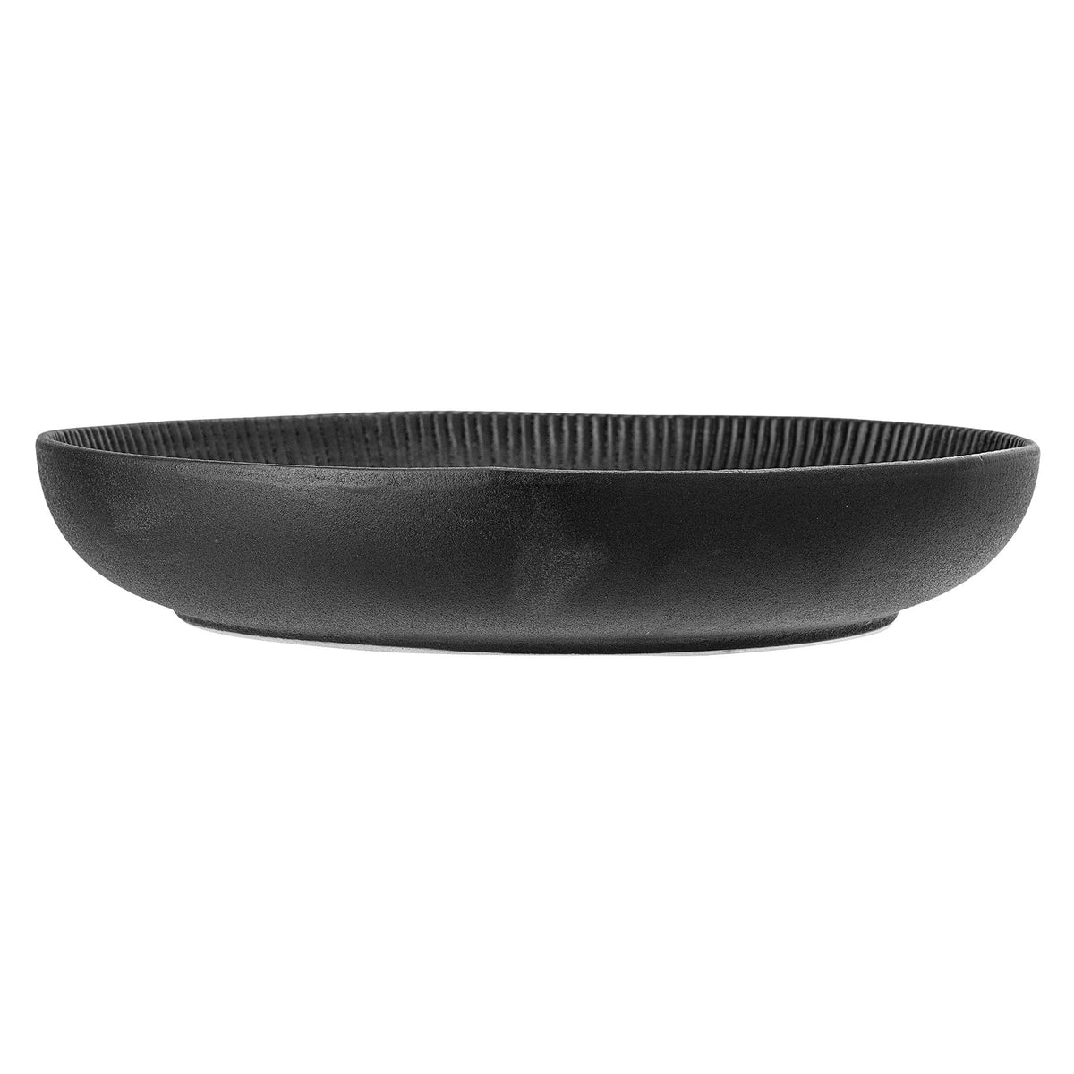Neri Servierschüssel, Schwarz, Steingut in Black präsentiert im Onlineshop von KAQTU Design AG. Schale ist von Bloomingville