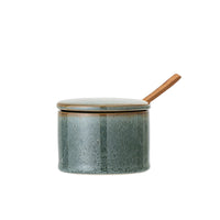 Pixie Serving Saucepan w/Handle, Grün, Steingut