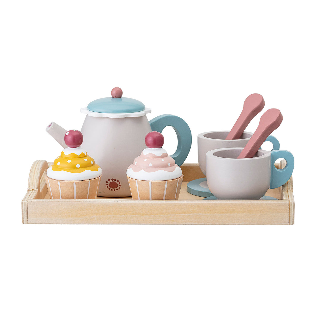 Gentrim Spielset, Lebensmittel, Grau, Sperrholz in Grey präsentiert im Onlineshop von KAQTU Design AG. Spiele Kids ist von Bloomingville Mini