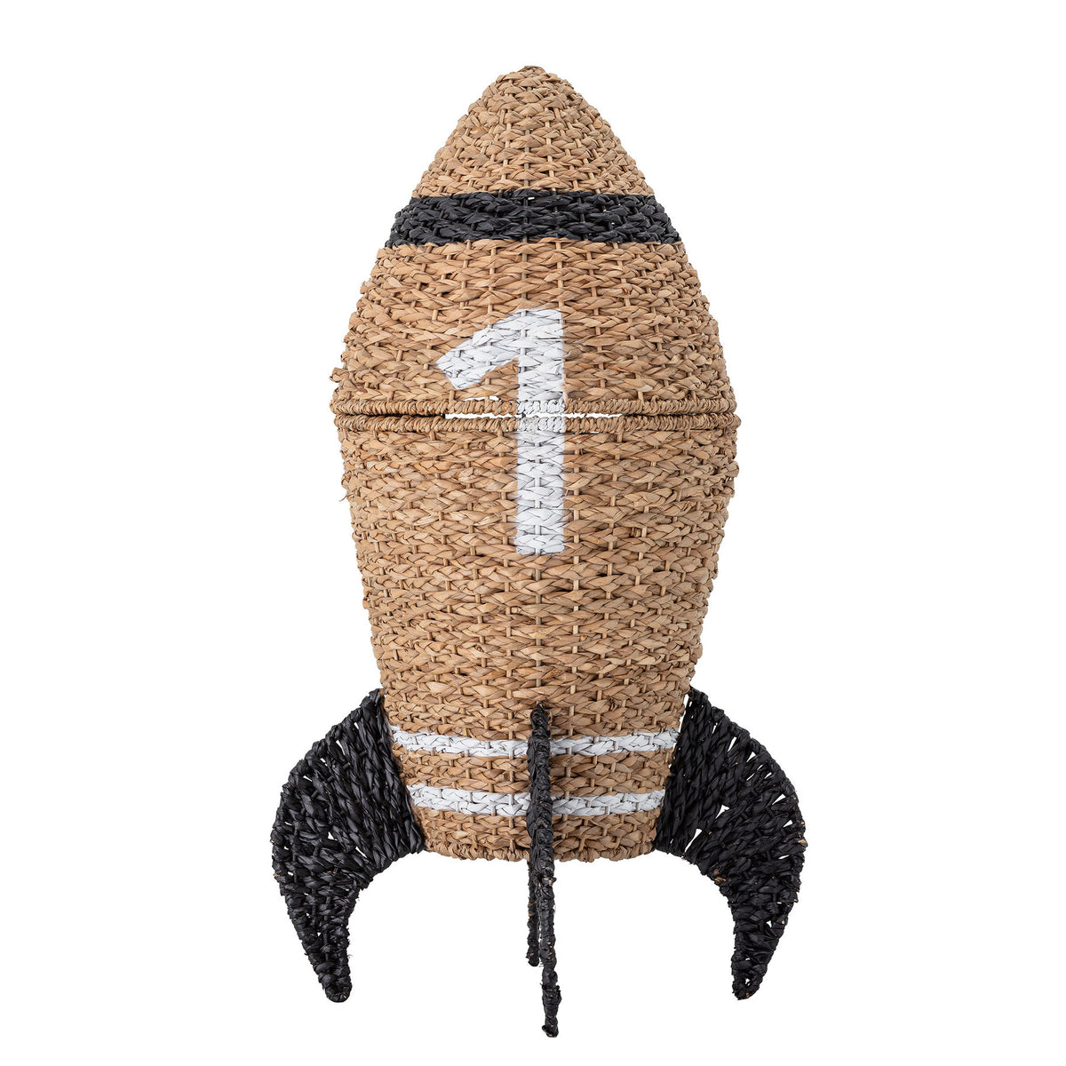Cosmina Korb mit Deckel, Natur, Seegras in Nature präsentiert im Onlineshop von KAQTU Design AG. Aufbewährungskörbe ist von Bloomingville Mini