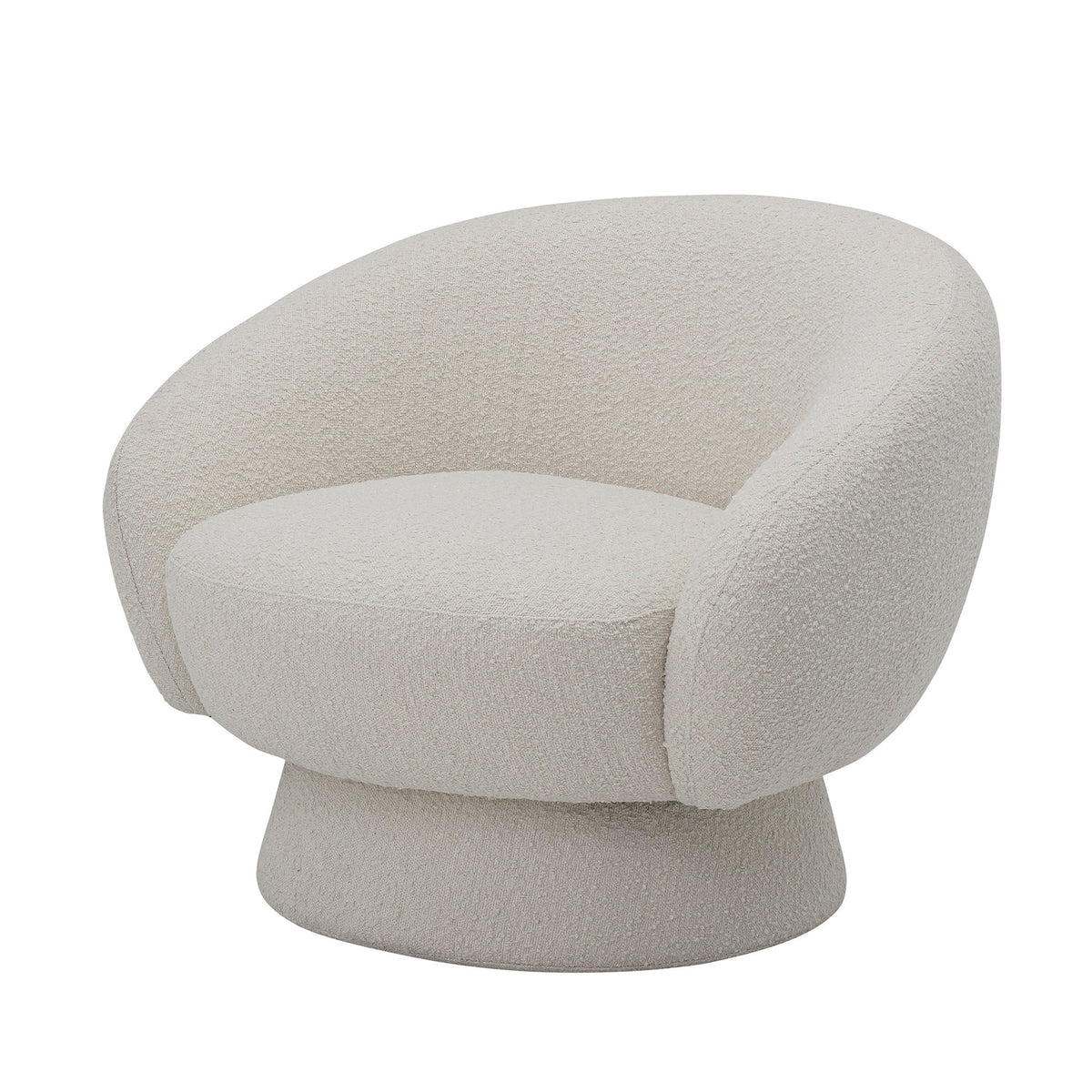 Ted Loungesessel, Weiá, Polyester in Weiss präsentiert im Onlineshop von KAQTU Design AG. Sessel ist von Bloomingville
