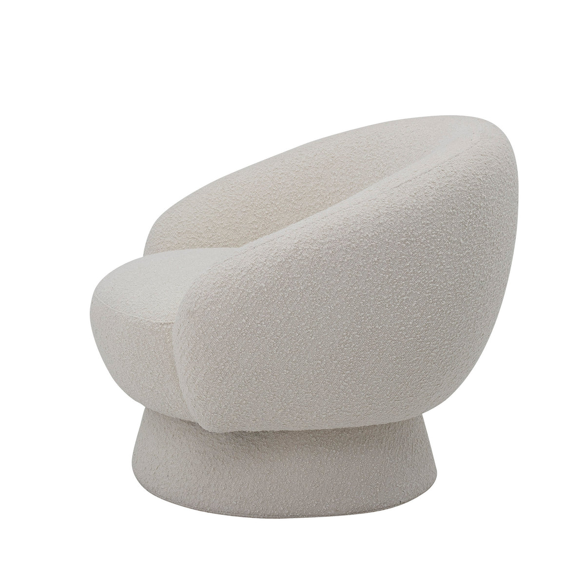 Ted Loungesessel, Weiá, Polyester in Weiss präsentiert im Onlineshop von KAQTU Design AG. Sessel ist von Bloomingville