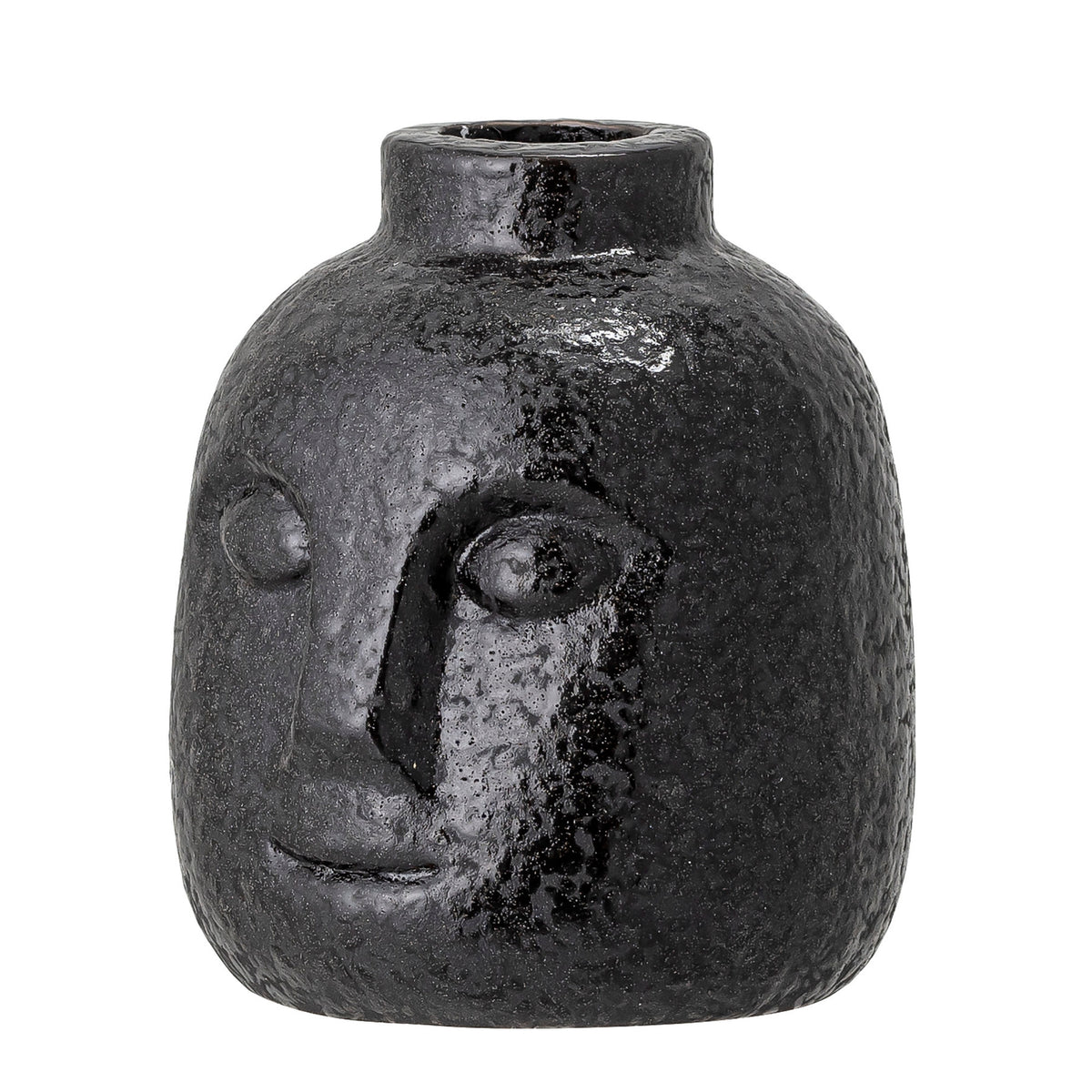 Eliot Kerzenständer, Schwarz, Steingut in Black präsentiert im Onlineshop von KAQTU Design AG. Kerzenständer ist von Bloomingville