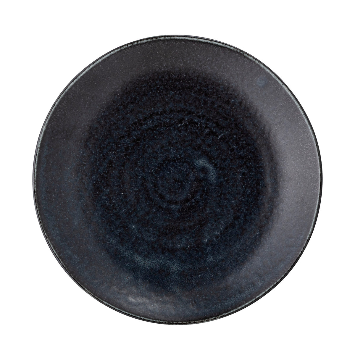 Yoko Teller, Schwarz, Porzellan in Black präsentiert im Onlineshop von KAQTU Design AG. Teller ist von Bloomingville