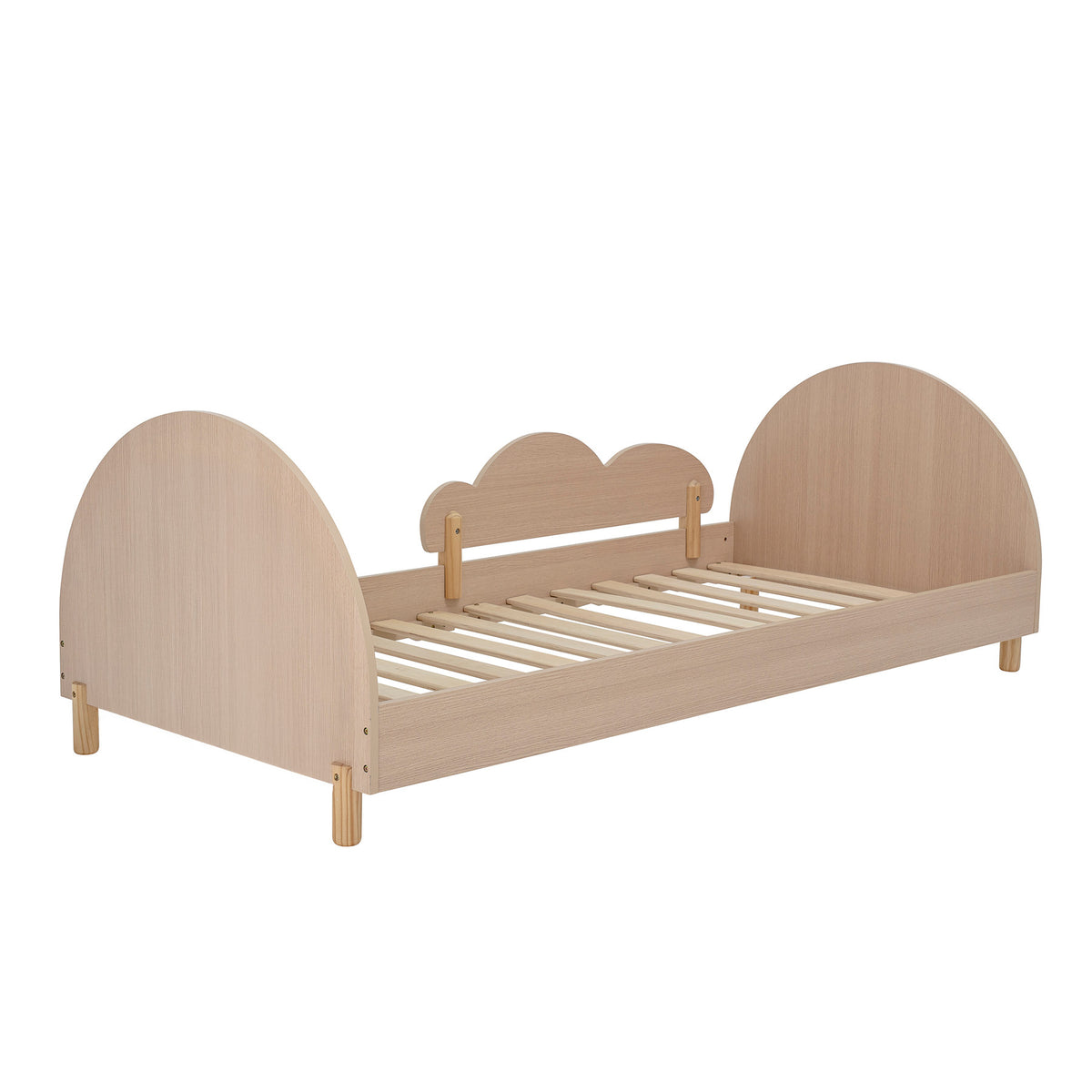 Charli Juniorbett, Braun, MDF in Brown präsentiert im Onlineshop von KAQTU Design AG. Bett ist von Bloomingville Mini