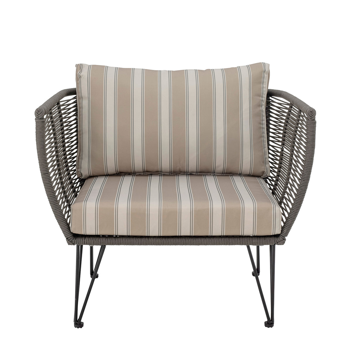 Mundo Loungesessel, Grün, Metall in Grün präsentiert im Onlineshop von KAQTU Design AG. Outdoor-Sessel ist von Bloomingville