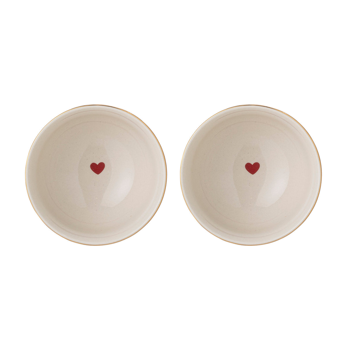 Jolly Schale, Rot, Steingut in Rot präsentiert im Onlineshop von KAQTU Design AG. Schale ist von Bloomingville