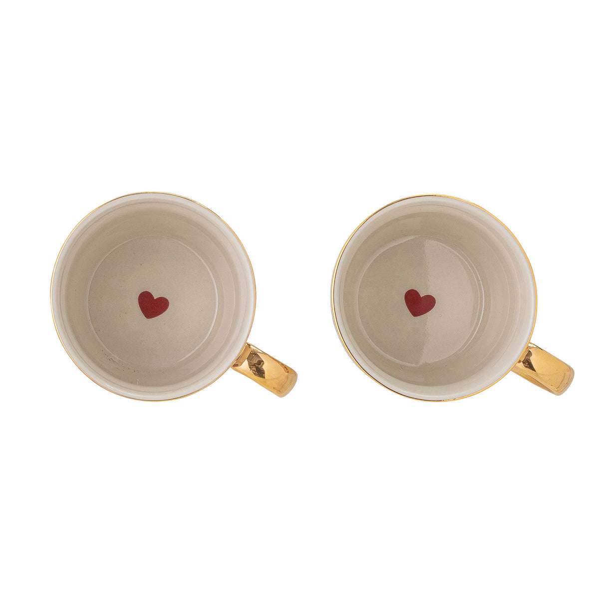 Jolly Becher, Rot, Steingut in Red präsentiert im Onlineshop von KAQTU Design AG. Tasse ist von Bloomingville